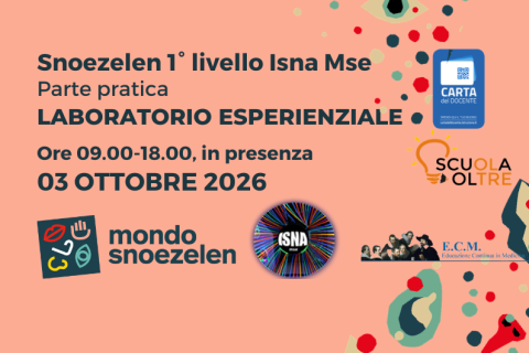 PARTE PRATICA - APPROCCIO SNOEZELEN, 1° LIVELLO ISNA MSE - OTTOBRE 2026